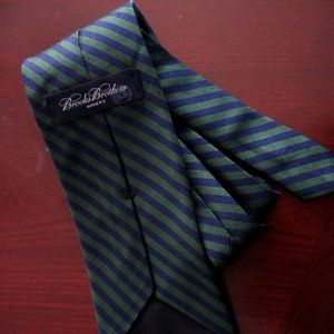 CLASSIC BROOKS BROTHERS GREEN & BLUE REP TIE